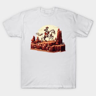 Wild West Skeleton Cowboy T-Shirt